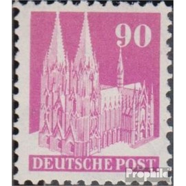 Bizonal (Allied Cast) 96W III B unmounted mint/never hinged ** MNH 1948 Buildings (Stamps for collectors) Christianity