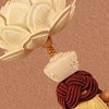 Car Pendant Decorative Hand Carved Lotus Rearview Mirror Hanging Ornament