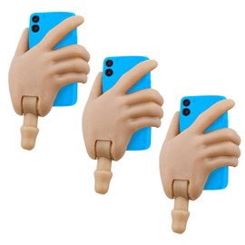 Figures Toy Company Cell Phone Accessory Hand Ultimate 4.25 Inch Figures [White Skin Blue Phone] (Set of Three)