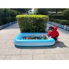 Inflatable Splash Pool for Kids, Plastic Wading Pools Outdoor, Large