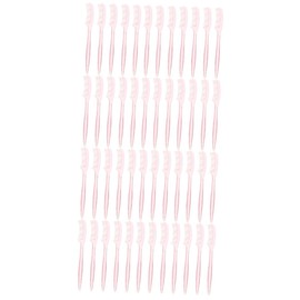 Baluue 2sets Eyebrow Brush Lash Extension Brush Eyebrow Comb Spoolies Essential Makeup Tool for Lash Separation 100pcs*2 Random Color