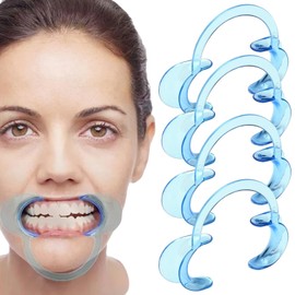 C-Shape Mouth Opener, Dental C-Shape Mouth Opener, Mouth Opener Challenge, Cheek Holder, Mouth Angle Holder, for Oral Examination, Treatment, Teeth Whitening