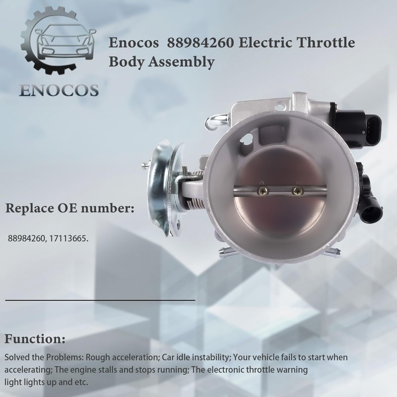 Enocos 88984260 Electric Throttle Body Assembly Compatible with 2000 2001