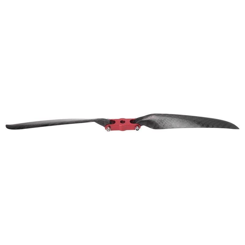 2 Blades RC Airplane Folding Propeller with Adapter Ring Carbon