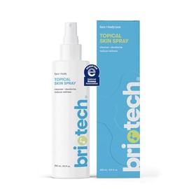 BRIOTECH Topical Skin Spray, Hypochlorous Acid Spray for Sensitive Skin, HOCl Facial Mist, Full Body Support Against Irritation, Calm Redness, Soothe Foot & Scalp, 8.5 oz (1 Pack)