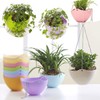 Foraineam Set of 7 Colors Self-Watering Hanging Planter Indoor Outdoor