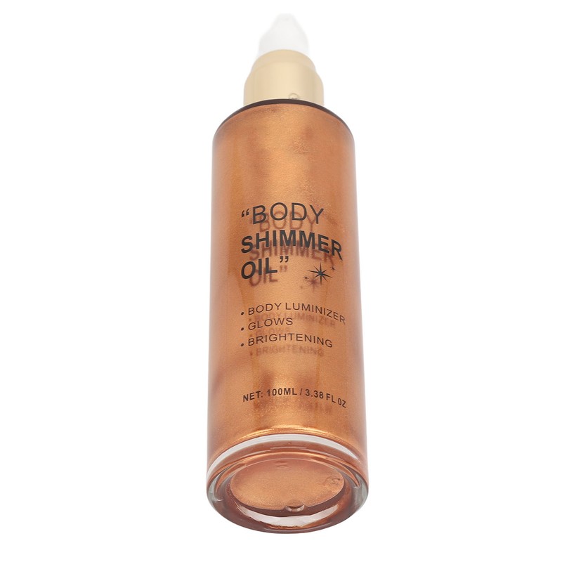 100ml Body Highlighter Oil Long Lasting Face Glitter Illuminator Shimmering