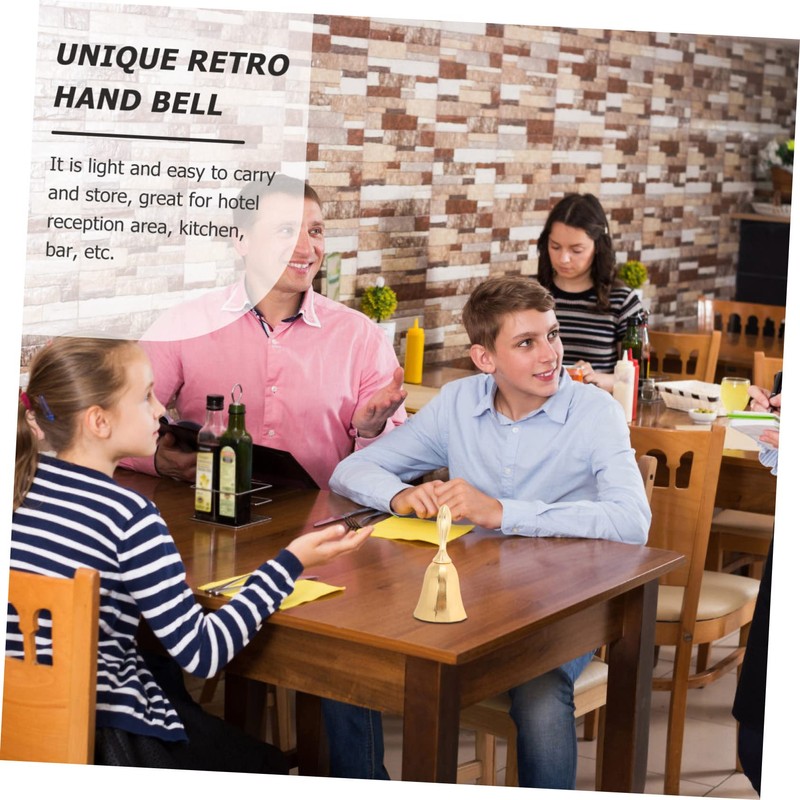 Abaodam Handbell for Restaurant Hotel Kitchen Bar Service Bell Decorative