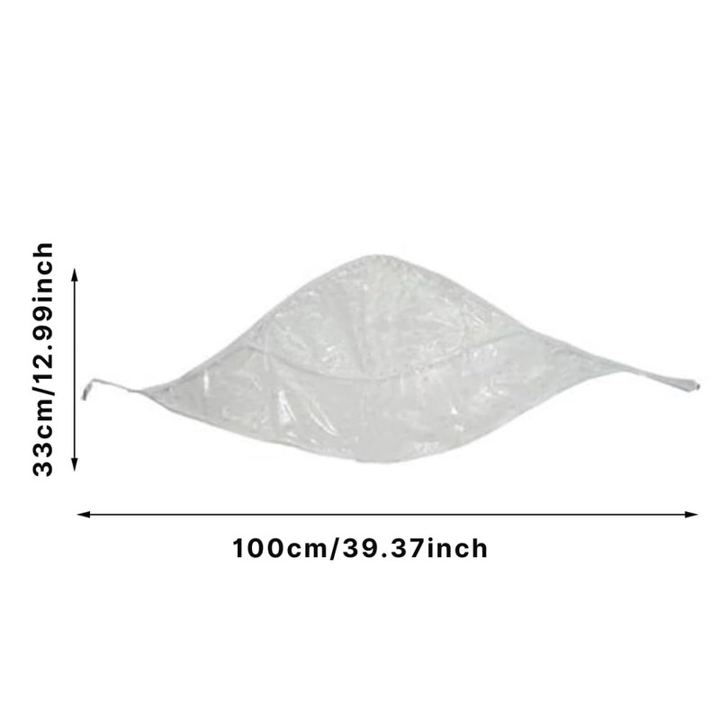 eMKay® Pack of 3 Clear Plastic Rain Hood with Visor