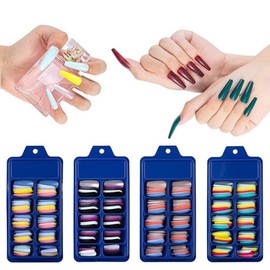 Nail art color mix nail tip set 11 types - Color mix ballet tip set 02 / 네일아트 컬러믹스 네일팁 세트 11종 - 컬러믹스발레팁세트02
