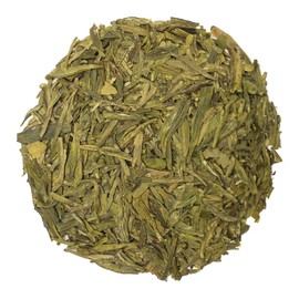 The Tea Farm - Premium Dragon Well Green Tea - Chinese Loose Leaf Green Tea (8 Ounce Bag)