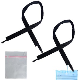 Toeloioh 2 Pack Satin Catheter Tube Cover with Mesh Laundry Bag,Catheter Bags Tube Cover for Men &Women,Urine Drain Bag Tube Protector