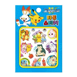 Pokémon 포켓몬스터W 타투스티커 Pokémon W Tattoo Sticker
