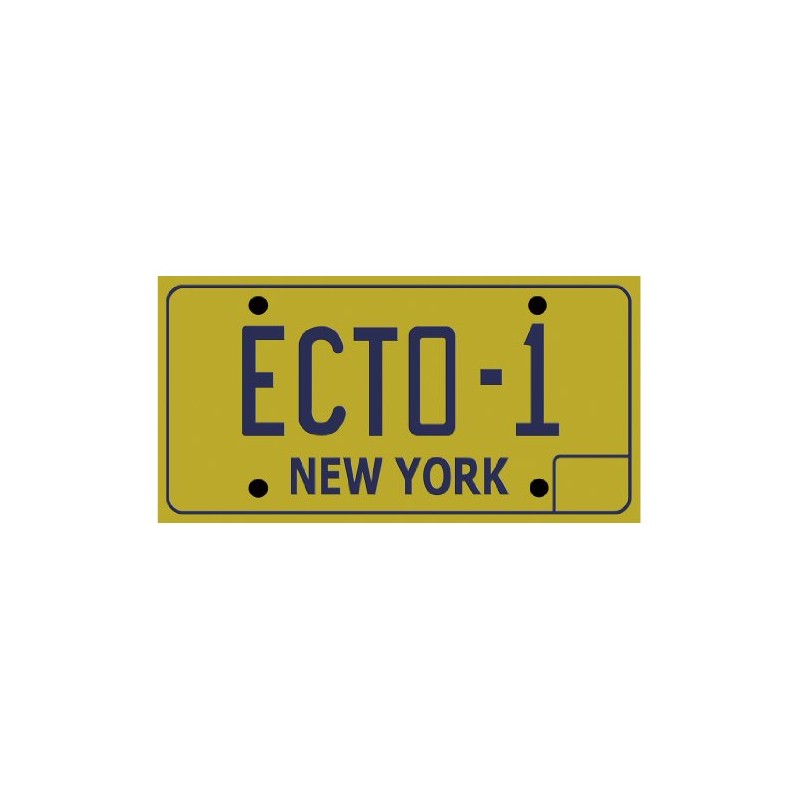 Ghostbusters: ECTO-1 License Plate Replica