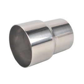 BATONECO ID 2.5 Inch to ID 3 Inch Exhaust Pipe to Component Pipe Adapter Reducer 2.5'' ID to 3" ID Polished Stainless Steel 4" Overall Length