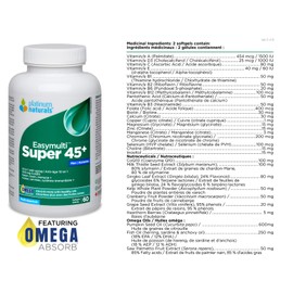 PLATINUM Super Easymulti 45+ For Men ( 120 sgelsl)