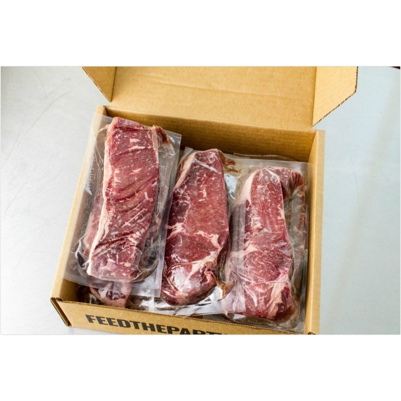 10 (8 oz.) New York Strip Steaks