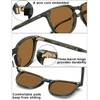 CARFIA Retro Polarized Sunglasses for Men UV Protection Hand-Crafted Acetate