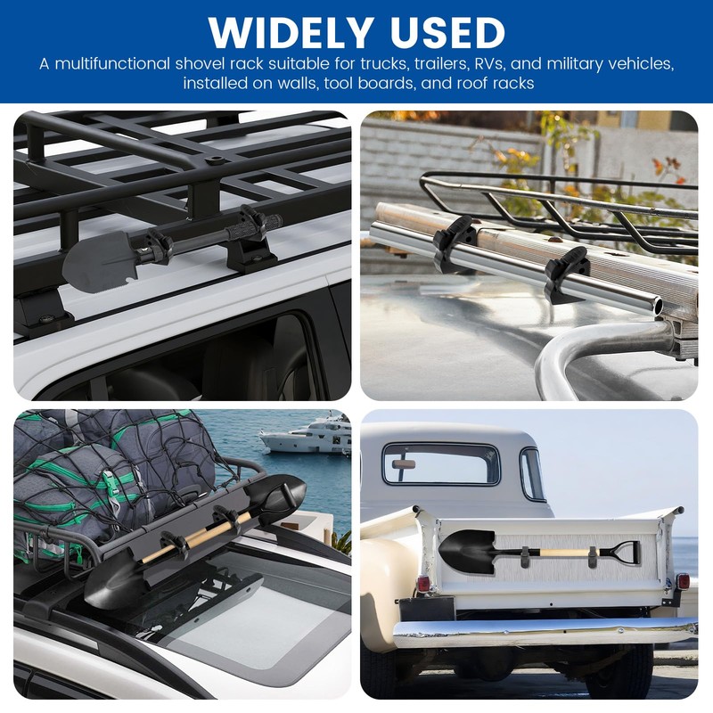 4Pcs Quick Release Rubber Clamp Mount Kit Firm Connection Quick