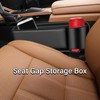 2PCS Car Seat Storage Box with Cup Holder Front Side