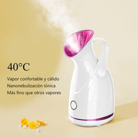 Vaporizador Facial, Steamer Facial Hidratación Nano Iónico, Facial Sauna Professional Dispositivo De Vaporización,para El Cuidado De La Piel Limpieza Profunda De Los Poros Puntos Negros Calidad de Spa