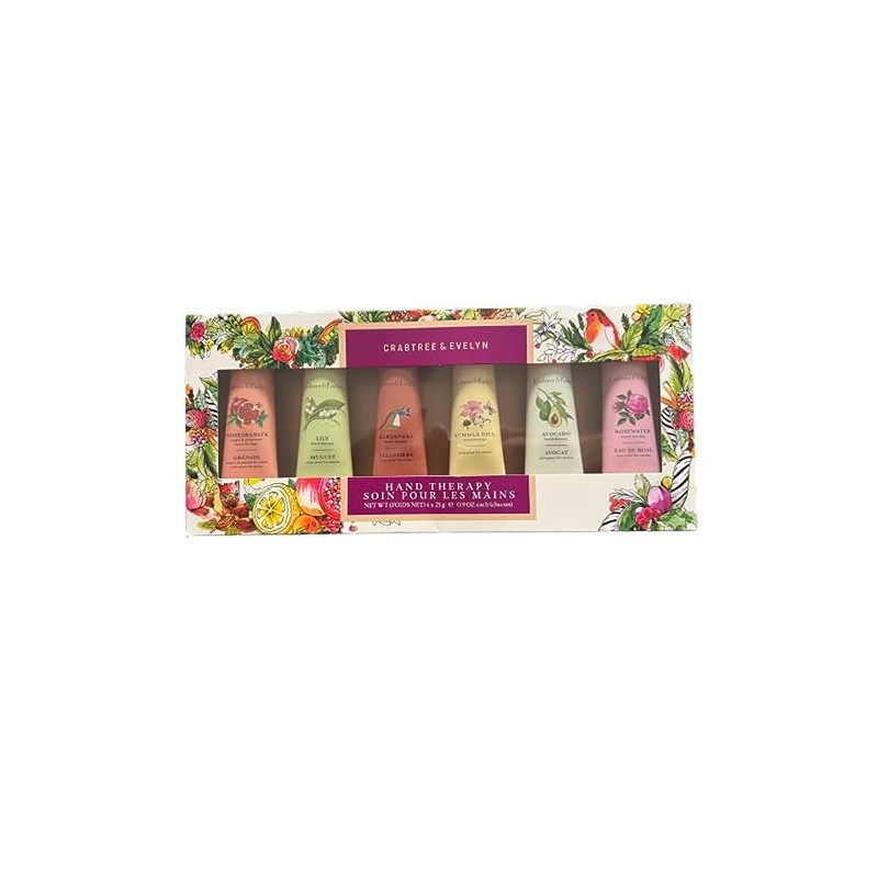 Crabtree And Evelyn 6 pc Hand Therapy Set .9 Oz