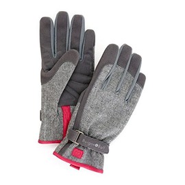 Burgon & Ball Love The Glove Ladies Gardening Gloves, Medium/Large, Tweed Grey