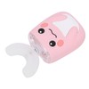 Children Electric Toothbrush Teeth Cleaning Massage UShape Waterproof Automatic Toothbrush(Pink