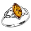 Ian and Valeri Co. Amber Sterling Silver Celtic Trinity Knot