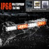 14.2'' Amber White Wireless LED Rooftop Strobe Beacon Light Bar
