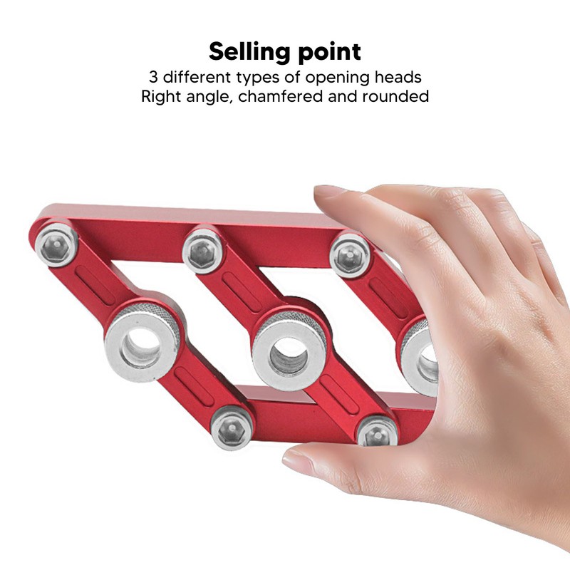Self Centering Doweling Jig 90 Degree Woodworking Straight Hole Positioner