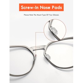 8 Pairs Replacement Nose Pads for Costa Del Mar South Point/Flagler/Wingman/Fernandina/Peli; Nose Pieces for Oakley Cartridge OX5137/Cathode OX3233/Spindle OX3235, White Silicone Soft Pads