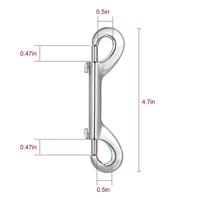 Double Ended Bolt Snaps Hook Heavy Duty Trigger Clips Chain