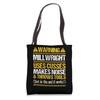 Millwright Industrial Mechanic Throws Tools Millwright Tote Bag