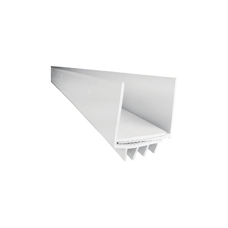 M-D Building Products 19102 36 in. White Vinyl Adjustable U-Shape