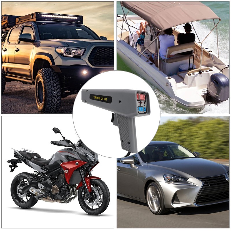 DC12V Engine Ignition Timing Light Digital Display Sensitive Ergonomic Comfortable