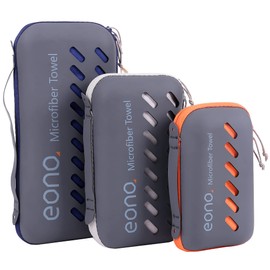 Eono Essentials Micro-Fibre Towels In 8 Colours: Absorbent, Lightweight, Quick-Drying, Perfect Bath Towel, Travel Towel, Sports Towel, Beach Towel Or Sauna Micro-Fibre Towel., orange