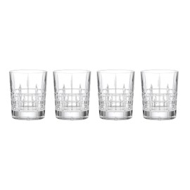 Reed & Barton 897892 Deklan Double Old Fashioned Glasses, Set Of 4