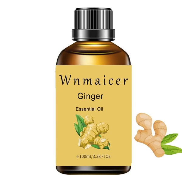 Ginger Essential Oil 3.38 Oz - 100% Pure - Organic