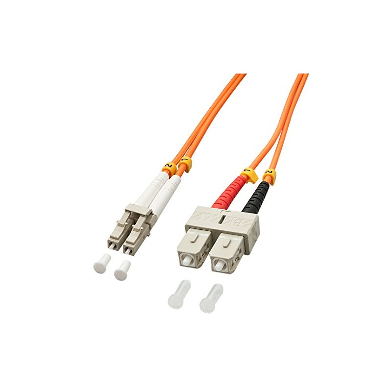 LINDY 46992 Ethernet Fiber Optic Duplex Cable LC/SC 3 m