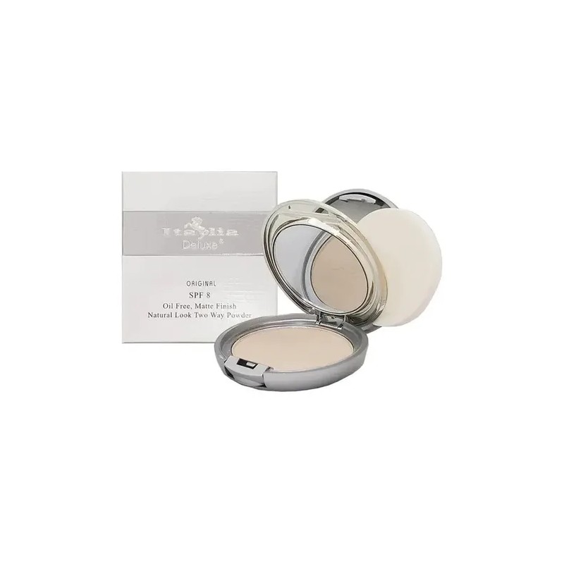 Italia Deluxe Silver Polvo Compacto Natural 1 Pz 12 Tonos