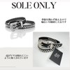 $ole only Sole-Only Belt, Glare, Black, Hip Hop, CZ Diamond,