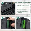 2 Set Replacement Roller Brushes Compatible for iRobot Roomba E
