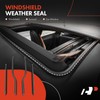 A-Premium Rear Passenger Car Door Weather Stripping Seal Strip Compatible