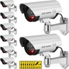 Macarrie 8 Pcs Fake Camera Realistic Dummy Security Camera Plastic