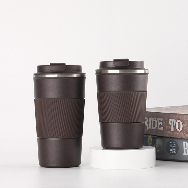 Vacuum Insulation Cup 304 Stainless Steel Simple Portable Temperature Display