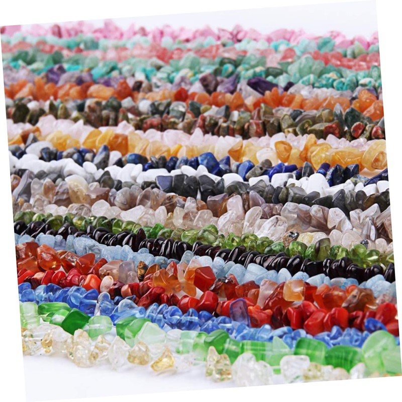 LALAFINA 15-Grid DIY Jewelry Supplies Kit Boxed Stone Beads Necklace