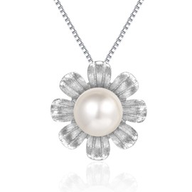 NONNYLLEI Gifts for Women Wife-Pearl Necklace-Gift for Wife Wedding Birthday Anniversary Jewelry-Mothers Day Gifts for Mom-Her Valentines Day Christmas Day Gifts