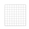 Only Hangers 14" x 14" Mini Grid Panel - White Finish • 1" Squares