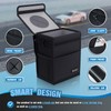 K KNODEL 2 Gallon Black Leak-Proof Waterproof Car Trash Can